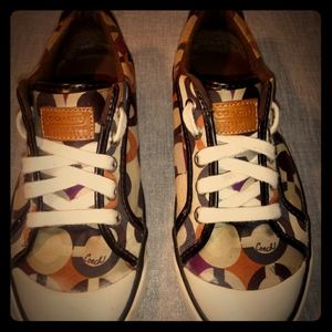 Coach low top sneakers size 6